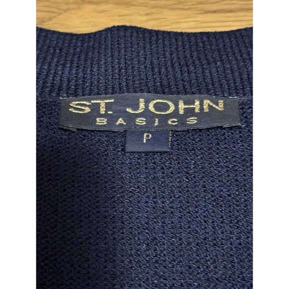 VTG St John Basics Knit Classic Cardigan Jacket w Top & Skirt Size Check Pics - Picture 7 of 16